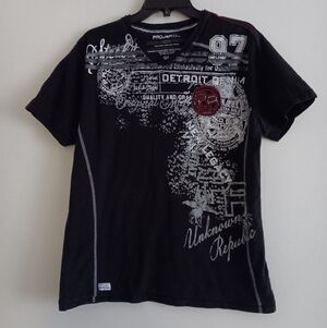 Project X Men's Black Graphic Tee